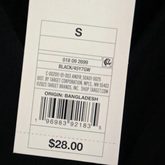 A New Day Classic Black Wrap Dress - Picture 5 of 6